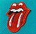 Língua The Rolling Stones patch bordado termocolante - Imagem 1