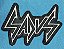 Sadus Logo - patch bordado termocolante - Imagem 1