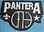 Pantera logo patch bordado termocolante - Imagem 1