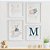 Quadros para quarto de bebê Nuvem Ursinho com Inicial e Nome - Imagem 1