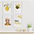 Quadros para quarto de bebê Abelhinhas Urso Bee Happy - Imagem 1
