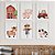 Quadros para quarto de bebê Fazendinha com Animais e Espantalho - Imagem 1