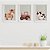 Quadros para quarto de bebê Fazendinha Cavalinho Trator e Vaquinha - Imagem 1