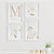 Quadros para quarto de bebê Florzinhas Patinha branca Inicial e Nome - Imagem 1