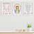 Quadros para quarto de bebê  Nossa Senhora das Graças Santo Anjo Inicial e Nome - Imagem 1