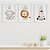 Quadros para quarto de bebê Safari Baby Menina com frases - Imagem 1