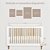 Quadros para quarto de bebê Borboletas e Arco Íris com Inicial e Nome - Imagem 4