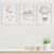 Quadros para quarto de bebê Lua Nuvem Balão com Nome - Imagem 1