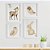 Quadros para quarto de bebê Animais Bosque - Imagem 1