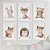 Quadros para quarto de bebê Bosque Animais - Imagem 1