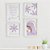 Quadros para quarto de bebê Margaridas Santo Anjo Nossa Senhora com Nome - Imagem 1