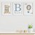 Quadro para quarto de bebê Urso Balão com Inicial e Nome - Imagem 1