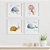 Quadros para quarto de bebê Fundo do Mar Animais Marinhos - Imagem 1