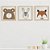 Quadros para quarto de bebê Animais Escandinavos Floresta - Imagem 2