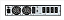 Nobreak 3kVA / 3000VA APC Easy-Ups de Rack Senoidal Dupla Conversão Online 220V - SRVPM3KRIL-BR ( Sem Baterias Internas ) - Imagem 2