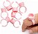 ANEL BATOQUE PARA COLA ROSA - 100UN - Imagem 1