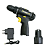 Parafusadeira/Furadeira T12 Special Edition Preta 12V Bivolt Titanium - Imagem 2