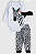 Conjunto Bebê Menina Zebra: Body Manga Longa, Calça e Faixa - Imagem 2