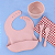 Kit de Alimentação Bebê: Bowl, Talheres e Babador - Imagem 1