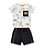 Conjunto Bebê Menino Dálmata: Camiseta e Bermuda - Imagem 1