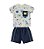 Conjunto Bebê Menino Dálmata: Camiseta e Bermuda - Imagem 2