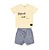 Conjunto Bebê Menino Tropical: Camiseta e Bermuda - Imagem 3