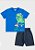 Conjunto Menino Dinossauro Rex: Camiseta e Bermuda - Imagem 3