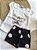 Conjunto Menina Fadinha: Blusa Branca e Shorts Preto - Imagem 2