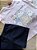 Conjunto Menina: Blusa Rosa Ice Cream e Bermuda Azul Marinho - Imagem 3