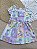 Vestido Infantil Menina Colorido Estampa de Animais - Imagem 4