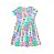 Vestido Infantil Menina Colorido Estampa de Animais - Imagem 2