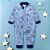 Macacão Bebê Fleece Pelúcia Estampado que Brilha no Escuro - Imagem 1