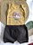 Conjunto Bebê Menino: Body Regata e Shorts Esquilo de Óculos - Imagem 3
