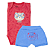 Conjunto Bebê Menino: Body Regata e Shorts Esquilo de Óculos - Imagem 1
