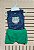 Conjunto Bebê Menino: Body Regata e Shorts Esquilo de Óculos - Imagem 6