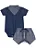 Conjunto Bebê com Body, Babador e Shorts - Imagem 4