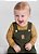 Conjunto Bebê Menino: Camiseta Estampa Cavalos e Jardineira Moletinho - Imagem 2