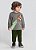 Conjunto Infantil Menino Moletom Leão em Puff - Imagem 1