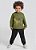 Conjunto Infantil Menino Blusão e Calça Jogger Ursinho - Imagem 1