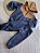 Conjunto Infantil Menino Jaqueta Jeans Felpado com Capuz e Calça Jogger - Imagem 6