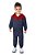Conjunto Infantil Menino Jaqueta Jeans Felpado com Capuz e Calça Jogger - Imagem 2