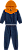 Conjunto Infantil Menino Jaqueta Jeans Felpado com Capuz e Calça Jogger - Imagem 4