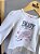 Blusa Infantil Menina Cotton Felpado com Tule Glitter - Imagem 6