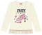 Blusa Infantil Menina Cotton Felpado com Tule Glitter - Imagem 2