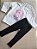 Conjunto Menina Blusão estampa flores e Calça Legging - Imagem 3