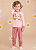 Pijama Infantil Menina Raposa Brilha no Escuro 100% Algodão - Imagem 7