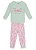 Conjunto Infantil Menina Pijama Unicórnio - Imagem 6