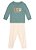 Conjunto Bebê Menino: Camiseta e Calça Jogger de Ursinho - Imagem 2
