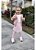 Conjunto Infantil Rosa: Blusa Laço e Legging Tule Corações - Imagem 6