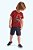 Conjunto Bebê Camiseta e Bermuda Moletinho Jeans - Imagem 1